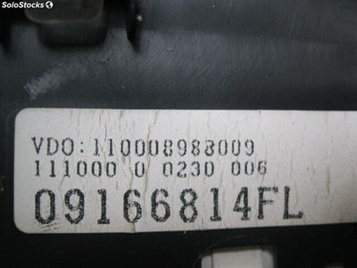 11798 cuadro instrumentos opel corsa 10 g Z10XE 3P 2001 / 09166814FL / 110008988 - Foto 3