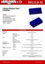 12.8V 32Ah Pack de batería de litio (LiFePO4)