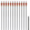 12 flèches standard en carbone 30&amp;quot; 0,76 cm pour arc classique - 1