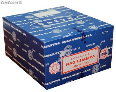 12 packs Incienso Nag Champa Satya Dhoop Sticks