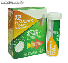 12 vitamines + 7 oligo-éléments (energie globale) 24 comprimés