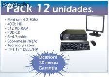 12 x Equipos Completos con Pantallas TFT 17&#39;&#39; Dell + Raton y teclado GRATIS
