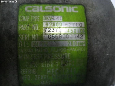 12851 compresor aire acondicionado / 9260062Y60 / para nissan primera 1.6 g 16V - Foto 3