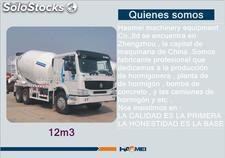 12m3 camión de hormigón