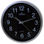 13027 | Reloj Pared Festina FC-0106 30 cm. Diamentro Bisel plata Esfera negra - 1