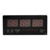 136151 Reloj de pared digital LED calendario y temperatura 36x16x3 cm