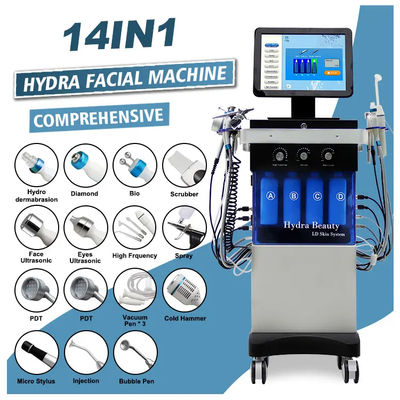 14 en 1 Máquina peeling acuático facial hidro-oxígeno dermoabrasión diamante - Foto 2