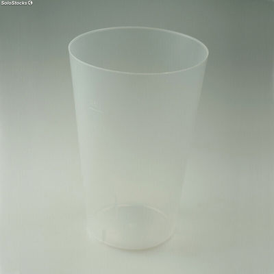 150 vasos combi Premium PP 500ml reutilizables