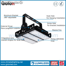 150W led flood tunnel light with Philips SMD3030,Meanwell Driver