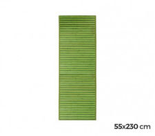 159224 Alfombra natural de bambú 55x230 cm en varios colores Verde