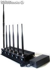 15w Cell phone Jammer with 6 Powerful Antenna gps+ lojack jammer
