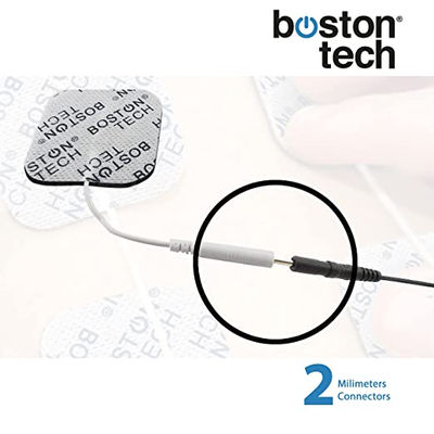 16 TENS-EMS Elektroden-Pads 5x5 cm Wiederverwendbar Pigtail Klebe-Elektroden für - Foto 5