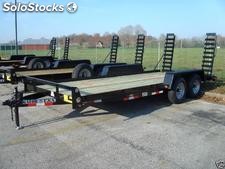 16ft x 82&quot; remolque para equipo y maquinaria, trailer para vehiculos 10 000 lb.