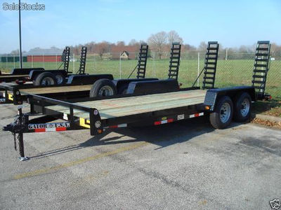 16ft x 82&quot; remolque para equipo y maquinaria, trailer para vehiculos 10 000 lb.