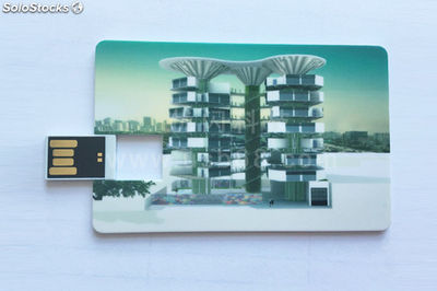 16G Tarjeta memoria USB promocional con impresión de imformación de empresa - Foto 2