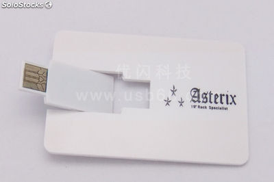 16G Tarjeta memoria USB promocional con impresión de imformación de empresa 150 - Foto 2
