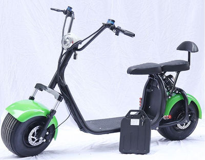 18 pulgada scooter eléctrico citycoco harley Choque battery removable - Foto 3