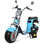 18 pulgada scooter eléctrico citycoco harley Moda - 1