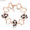 18k pink gold plated bracelet set with Cubic Zirconia. - Foto 3