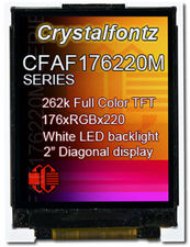 2,0 Zoll (5,1cm) tft-Farb-Modul - 176xRGBx220 Bildpunkte (CFAF176220M-t)