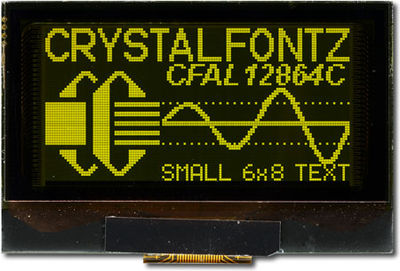 2,2 Zoll (5,6cm) Grafik-oled-Modul - Display: gelb (CFAL12864C-y-B1)