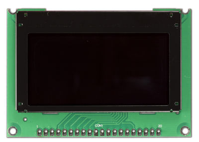 2,4 Zoll (6,1cm) Grafik-OLED-Modul - Display: gelb-grün, kein Backlight - Foto 2