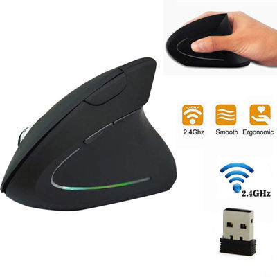 2.4G ergonômico Vertical Mouse Óptico USB Sem Fio Computador PC Portátil