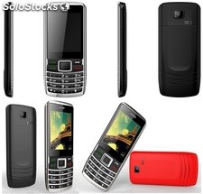 2.4pul cell phone celular chino t350 coolsand gsm 4bandas dual-sim FM bt camara