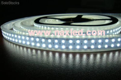 2 lines 3528 smd flexible led lighting strips, 240LEDs/m, ip65 silicon sleeve