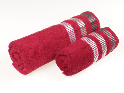 2 ręczniki bawełniane ELEGANCE: 50x90 + 70x140