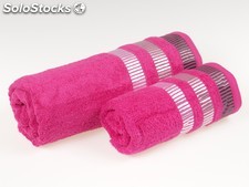 2 ręczniki bawełniane ELEGANCE: 50x90 + 70x140