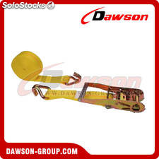 2&quot; x 27&#39; Tensor Ratchet de Poliester Personalizado con Gancho de Doble J