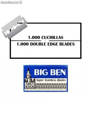2000 Cuchillas de Afeitar Doble Hoja Big Ben