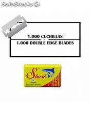 2000 Cuchillas de afeitar Doble Hoja Shark Súper Inox