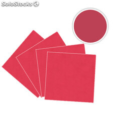 2000 Servilletas de papel 40x40 rojo