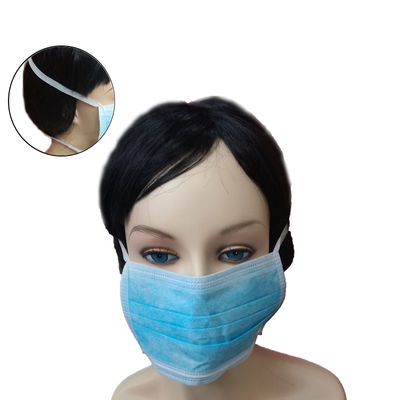 2000 uds Máscaras higiénicas 3 capas com elásticos azul
