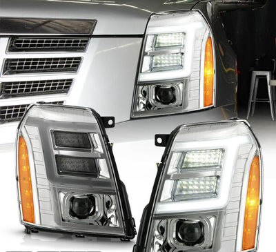 2007-2014 Cadillac Escalade HID - Xenon Model LED DRL Projector Headlights