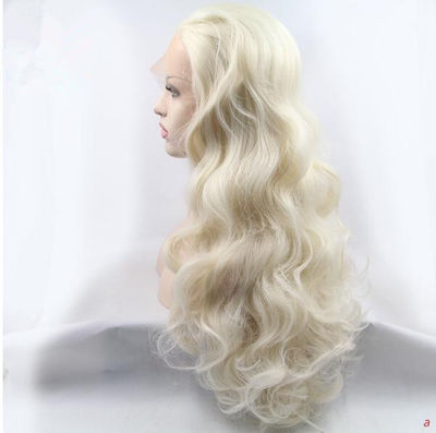 2016 Ombre Lumière Blonde Long Wave Perruque Réel Sentiment De Cheveux - Photo 2