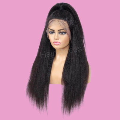 2021 front lace perruque naturelle bouclé, 2021 front lace wig with curly hair - Photo 3