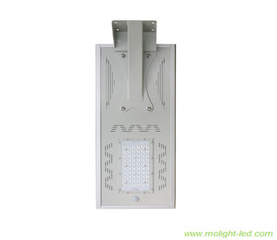 20W integrado solar LED luz de calle sensor de movimiento lámpara solar 6500K