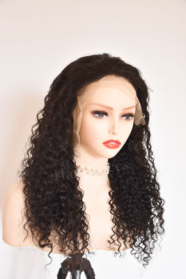 230% densità parrucca lace front con capelli veri capelli ricci - Foto 3