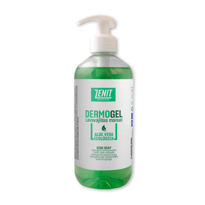 24 x 500ml | Detergente lavavajillas DermoGel manual Aloe Vera Ecológica |