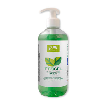 24 x 500ml | Detergente lavavajillas EcoGel manual | Detergente lavavajillas a