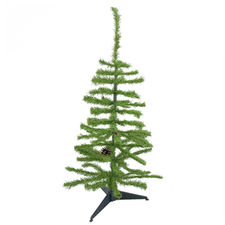 245001 Árbol de Navidad 70H Cm piñas y ramas moldeables Abeto Artificial en PVC