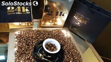 24k golden coffee beans