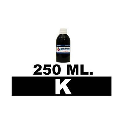 250 ml. tinta negra photo para cartuchos para Hp