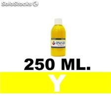 250 ml tinta para Brother amarilla lc123 lc985 lc1000 lc1100 lc1240