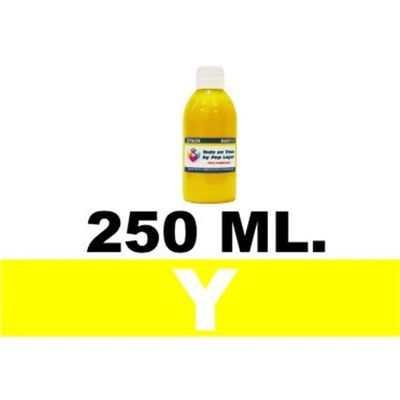 250 ml tinta para Brother amarilla lc123 lc985 lc1000 lc1100 lc1240