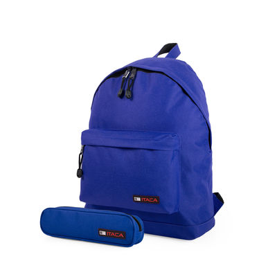 25332 mochila mais lápis bolsa Azul