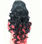 26 &amp;quot;Long Wave Corps Noir Perruque De Cheveux Pour Les Afro-américains Femmes - Photo 2